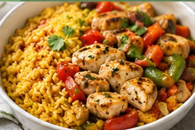 Spanish Chicken & Yellow Rice