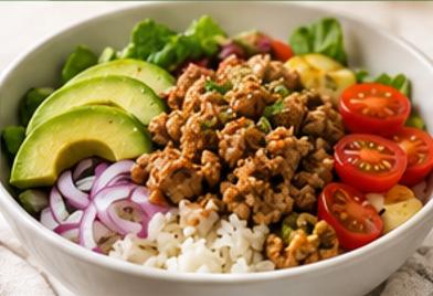 Turkey Avocado Bowl