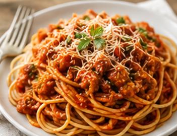 Easy Turkey Spaghetti
